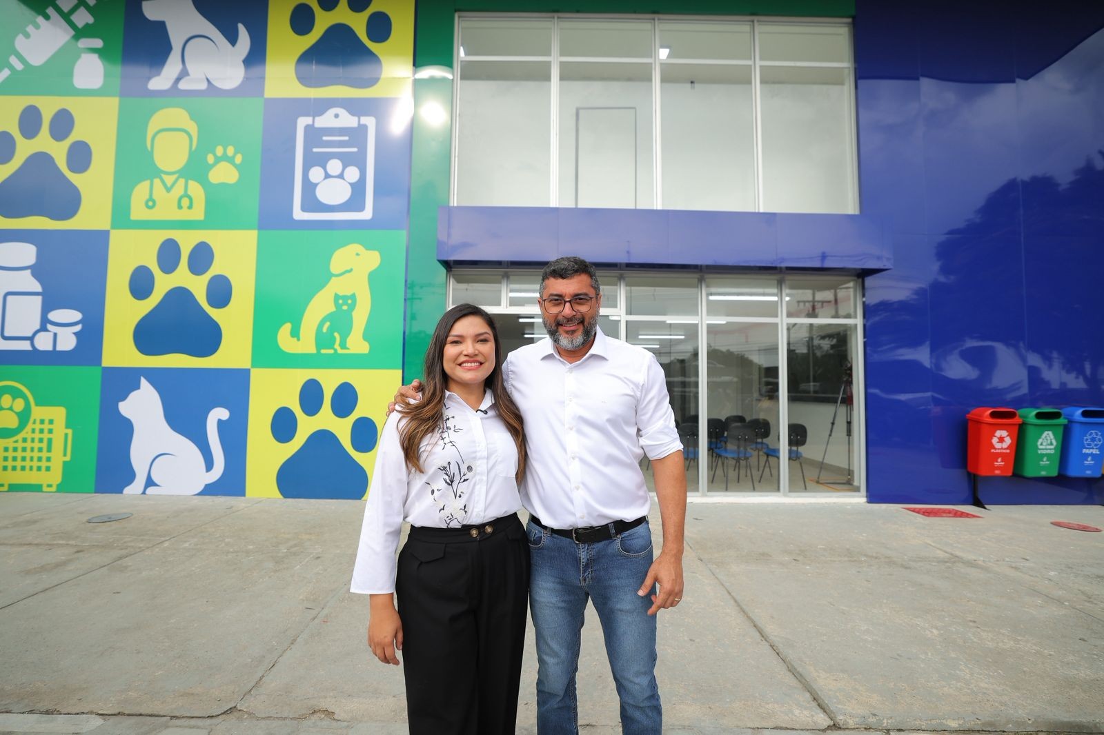 O governador anunciou que a Joana Darc vai se licenciar do cargo de deputada estadual na Assembleia Legislativa do Amazonas (Aleam) para assumir a gestão da Sepet.
