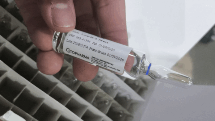 Antídoto para metanol será distribuído para estados com casos confirmados.