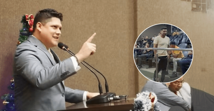 Vereador Hygor Magalhães, de Itacoatiara, expulsou o repórter Melk Santos da Câmara e o ameaçou com algemas. Jornalistas da cidade emitiram nota de repúdio e defenderam a liberdade de imprensa.