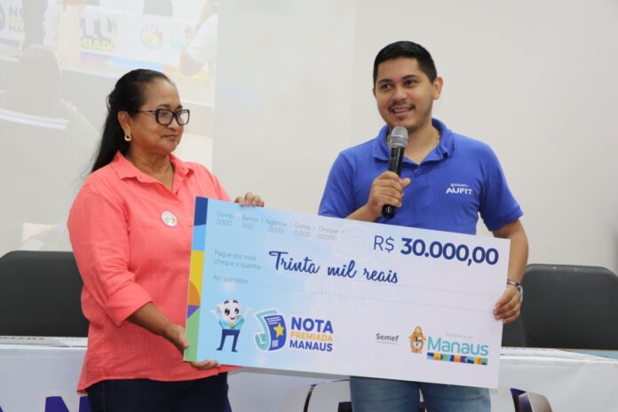 Prefeitura de Manaus distribui R$ 200 mil na Nota Premiada; 27 participantes foram contemplados e seguem concorrendo ao sorteio especial.