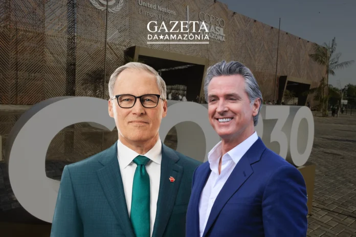 Apesar da ausência do governo federal, a presença dos EUA na COP30 será forte, com estados e prefeitos liderando a ação climática em Belém.