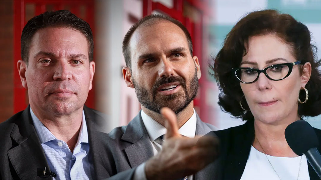 O que acontece com o mandato dos deputados Ramagem, Zambelli e Eduardo Bolsonaro mantêm gabinetes ativos mesmo fora do país.
