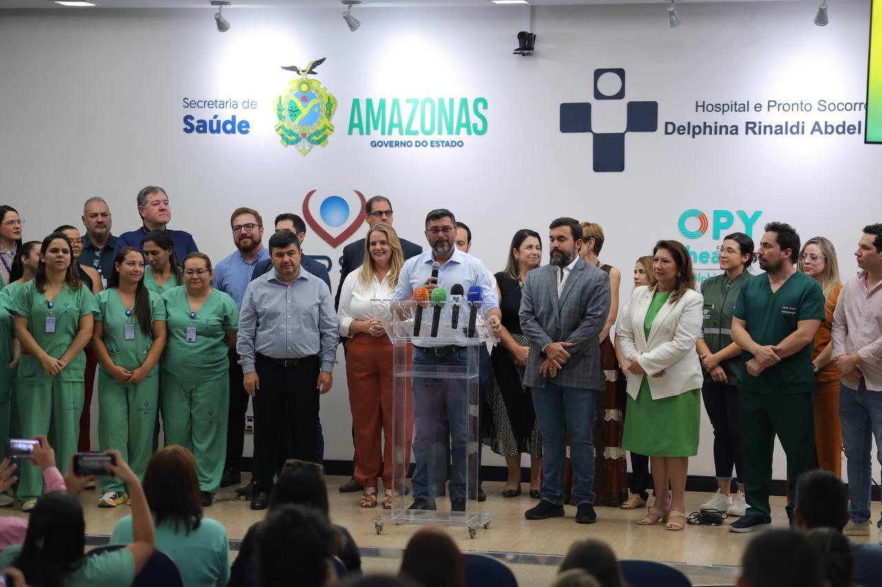 o Hospital Delphina Aziz volta a realizar transplante no Amazonas, tornando-se referência em cirurgias de fígado na região Norte.