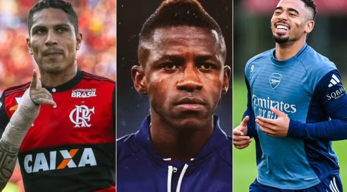 PF investiga fraude milionária no FGTS que desviou R$ 7 milhões de jogadores e ex-técnicos, incluindo Paolo Guerrero, Gabriel Jesus e Felipão.