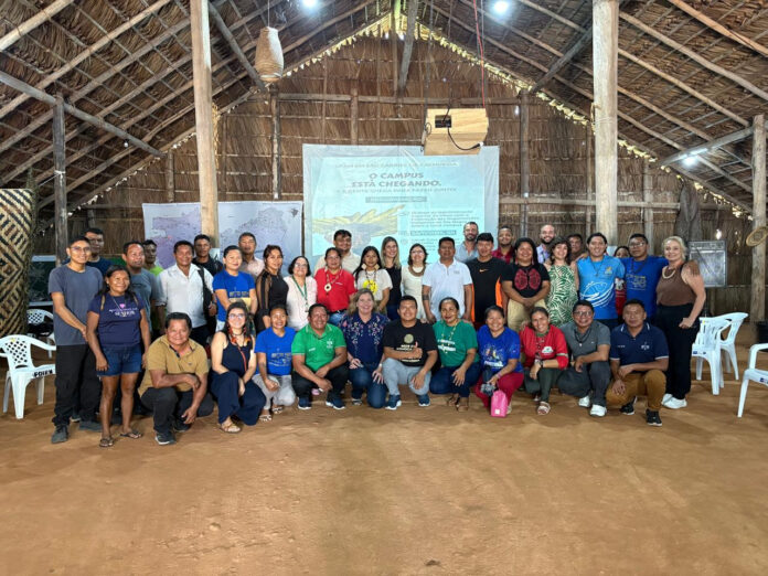 Ufam lança Circuito Amazônico e oficializa contrato para construir o novo campus em São Gabriel da Cachoeira.