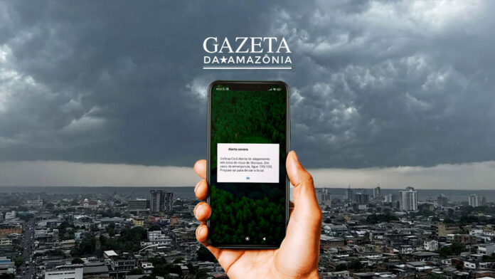 Chuvas em Manaus: Inmet alerta para tempestades, ventos fortes e alagamentos nesta segunda. Veja os cuidados e a previsão para a região agora.