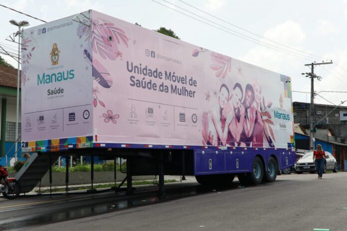 As Unidades Móveis de Saúde da Mulher atendem em novos bairros de Manaus a partir de 22/12. Veja locais, horários e serviços gratuitos sem agendamento.