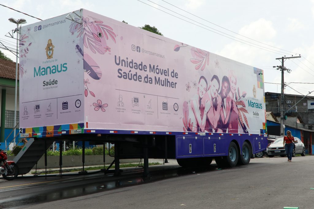 As Unidades Móveis de Saúde da Mulher atendem em novos bairros de Manaus a partir de 22/12. Veja locais, horários e serviços gratuitos sem agendamento.