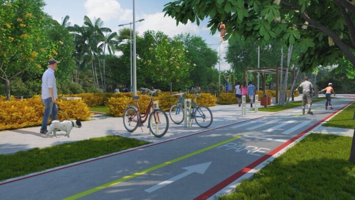 Governo do Amazonas anuncia construção das primeiras ciclovias de Parintins dentro do Prosai, com infraestrutura em parques e melhorias.