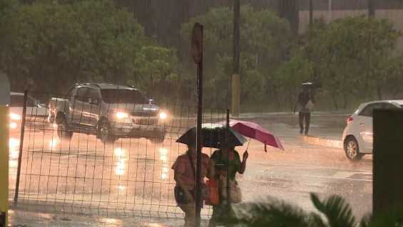 Manaus entra em estado de atenção por chuvas fortes. Saiba como pedir ajuda à Defesa Civil e receber alertas por SMS.