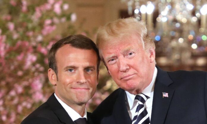 Trump expõe mensagem privada onde Macron diz 