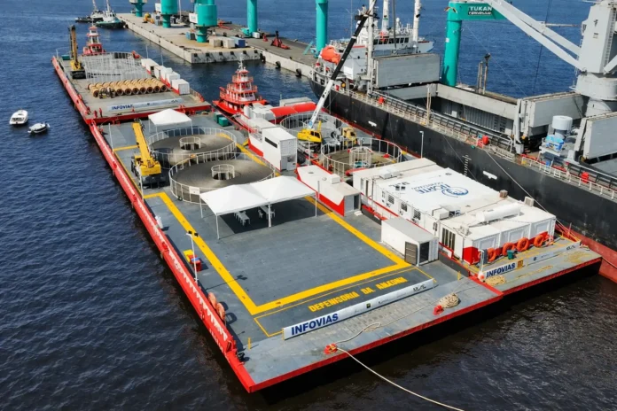 As infovias na Amazônia receberam 3.170 km de cabos.