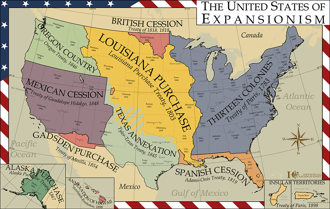 Conheça os 5 territórios que os Estados Unidos compraram ao longo da história e como essas transações moldaram a potência que conhecemos hoje.