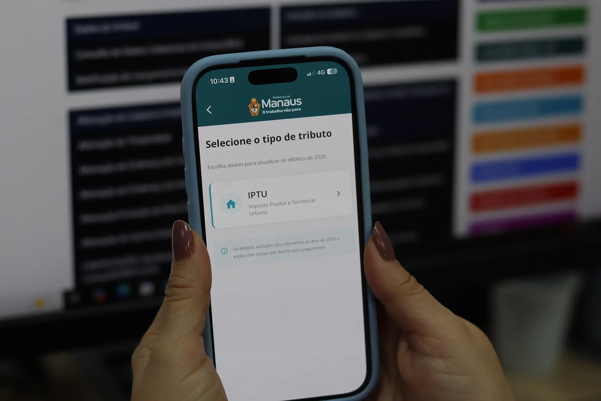Aproveite 11% de desconto no IPTU 2026 em Manaus pagando a cota única pelo carnê digital até 27/2.