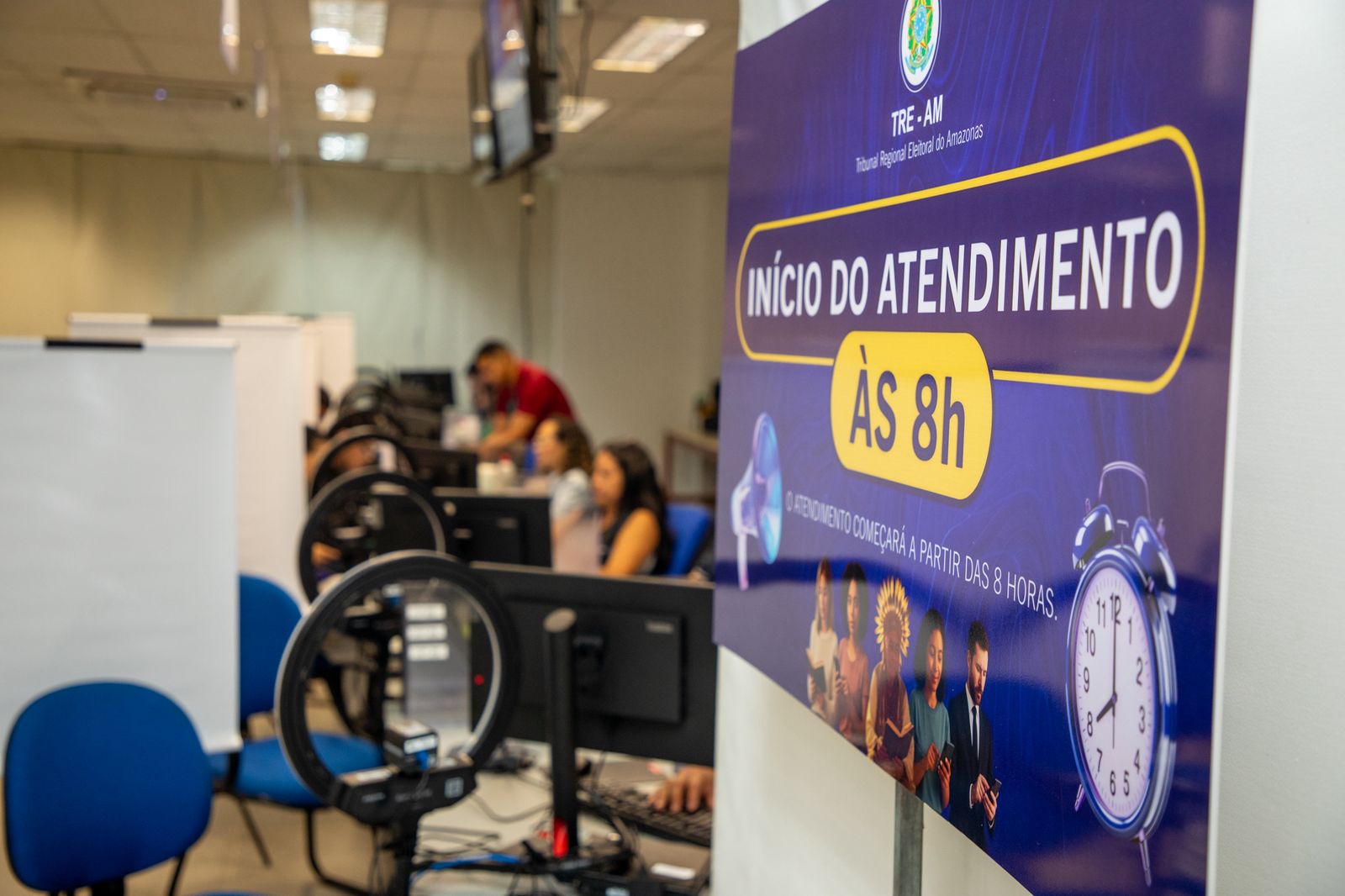 O TRE-AM inaugurou a Cate B para ampliar o atendimento ao eleitor em Manaus.