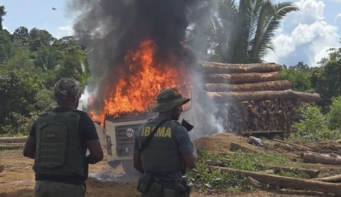 Operação contra o garimpo ilegal no Amazonas destrói seis dragas no Rio Madeira e apreende madeira em áreas indígenas. Confira os detalhes da ação do Ibama.