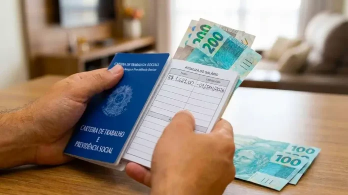 O novo salário mínimo de R$ 1.621 começa a ser pago hoje.