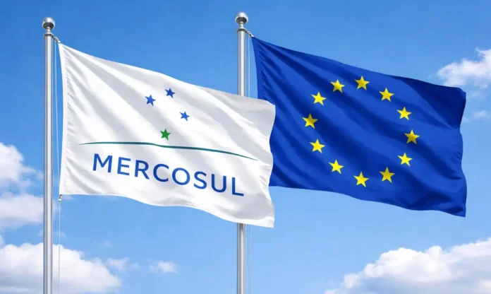 O Acordo Mercosul UE entrará em vigor em maio de 2026.