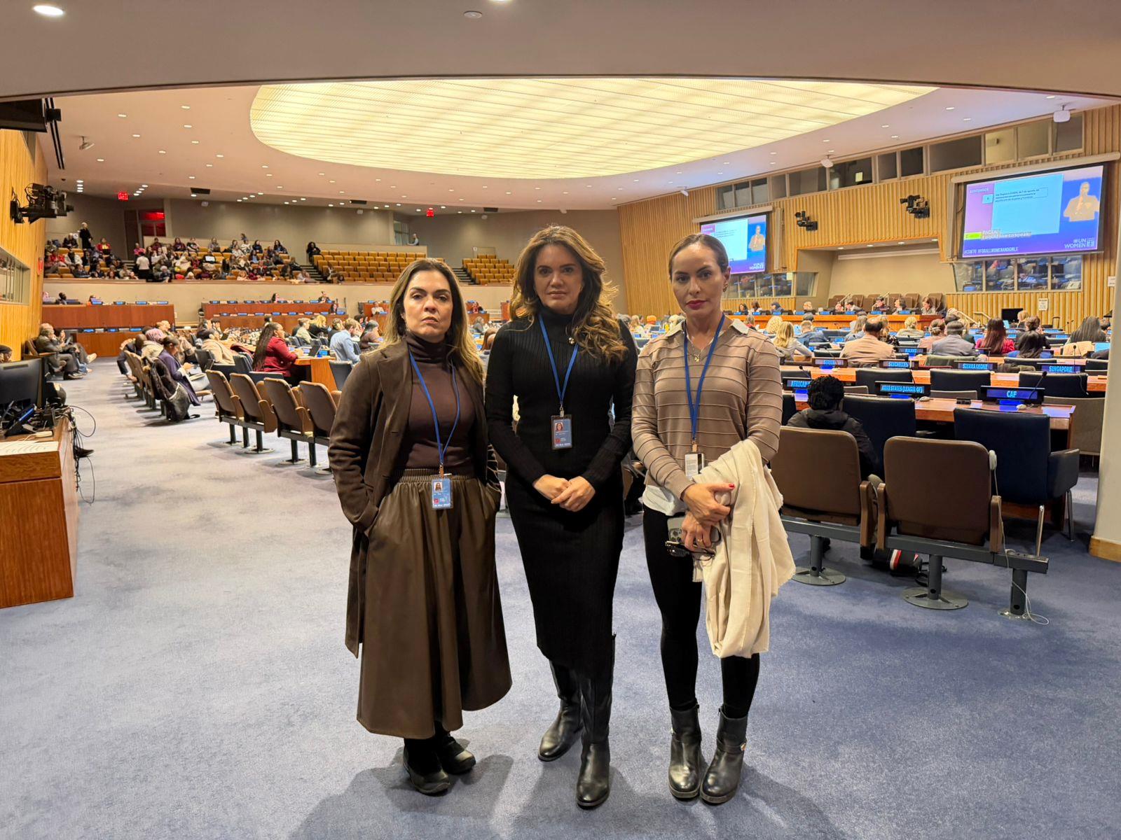 Alessandra Campelo cobra na ONU políticas públicas para mulheres da Amazônia, destacando as desigualdades e os desafios geográficos da região norte brasileira.