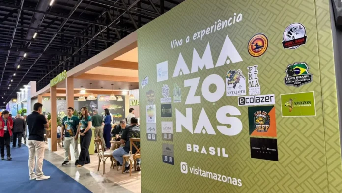 A Amazonastur participa da Pesca & Companhia Trade Show para destacar o crescimento de 14% na receita da pesca esportiva no estado.