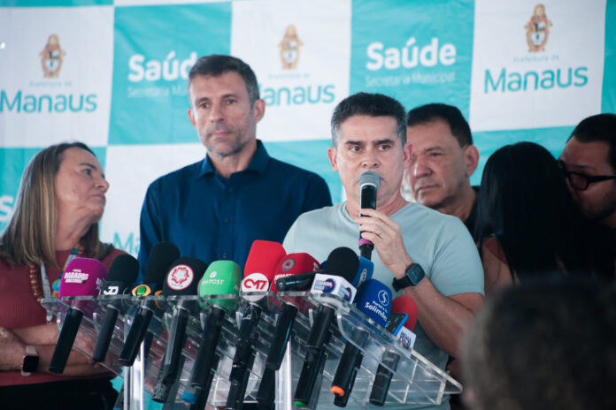 David Almeida entrega nova UBS no Aleixo e reafirma confiança em Renato Junior como seu sucessor na Prefeitura de Manaus em tom de despedida.