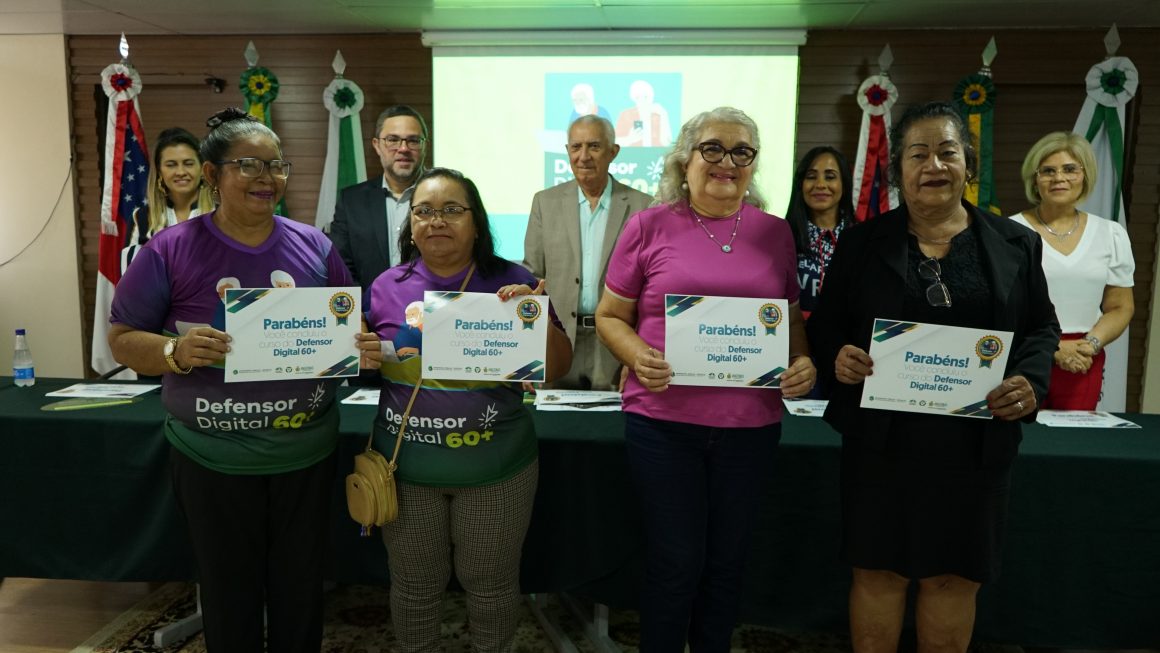 Participe do curso Defensor Digital 60+ em Manaus. Inscrições na FUnATI para aprender sobre segurança na internet, inteligência artificial e prevenção de golpes.