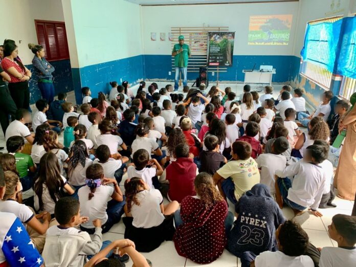 Ipaam realiza ações de educação ambiental em Ipixuna entre 30/03 e 01/04.