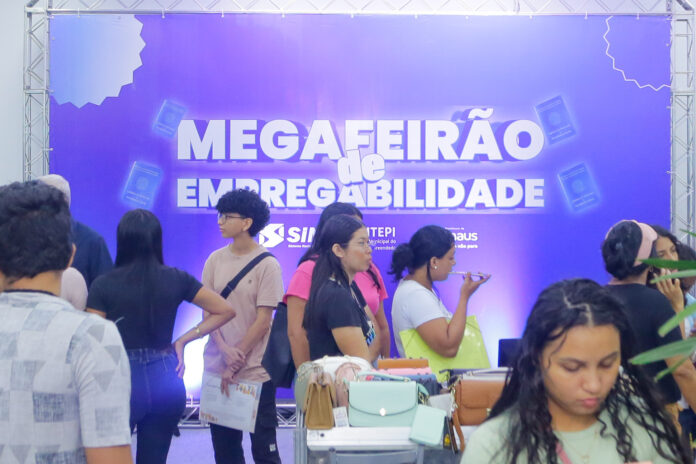 O Megafeirão de Empregabilidade acontece dia 27/3 no Shopping Phelippe Daou, em Manaus. São mais de 2 mil vagas para primeiro emprego e jovens aprendizes.