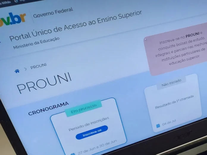 O resultado da segunda chamada do Prouni 2026 já está disponível para consulta.