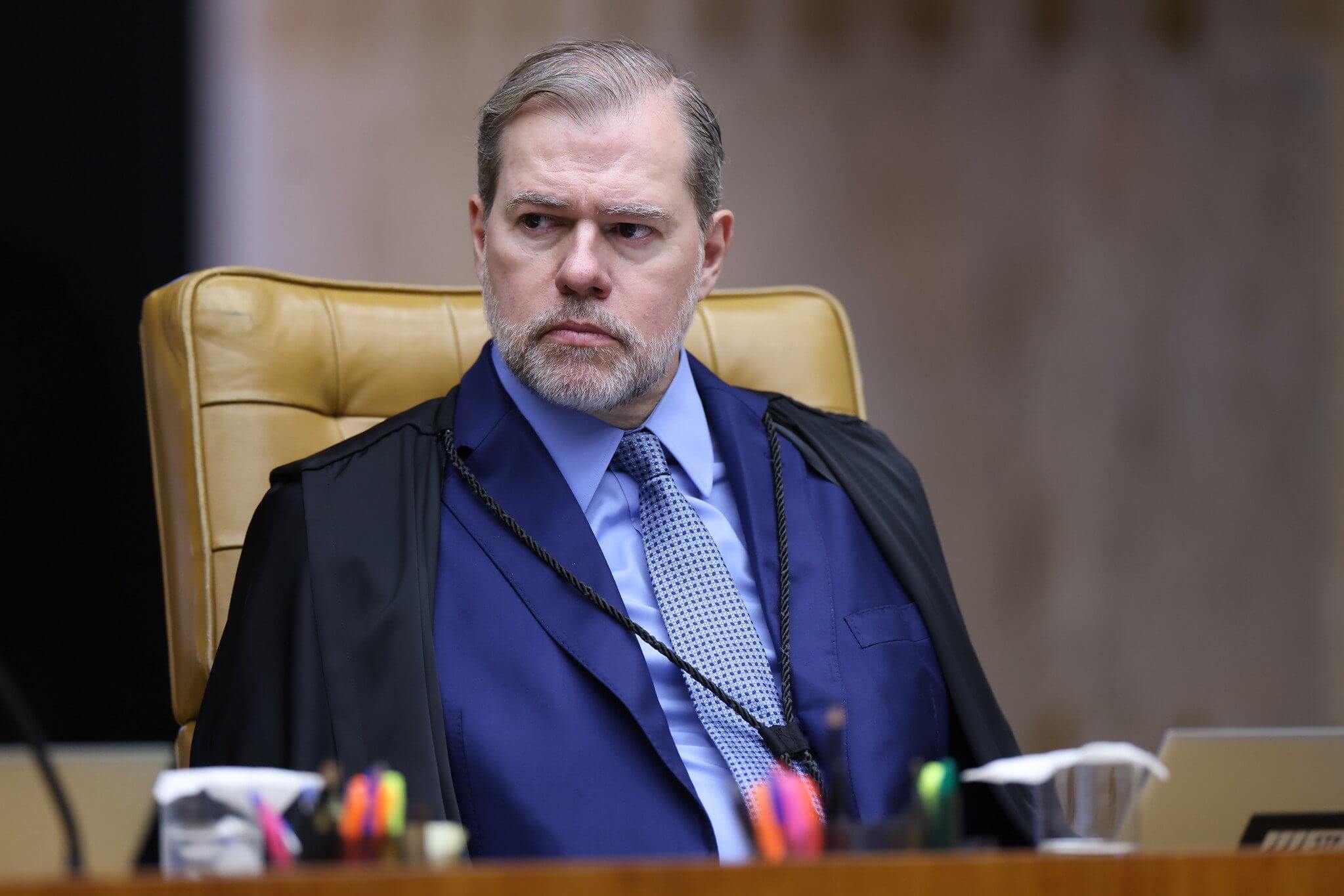 Ministro Dias Toffoli é sorteado relator da ação para instalar a CPI do Banco Master.