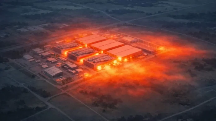 Pesquisa revela que centros de dados de inteligência artificial criam ilhas de calor e aumentam a temperatura em um raio de 10km, afetando milhões de pessoas.