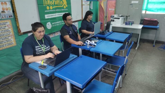 A Defensoria Itinerante leva atendimento jurídico gratuito à Zona Leste de Manaus nesta sexta (10).