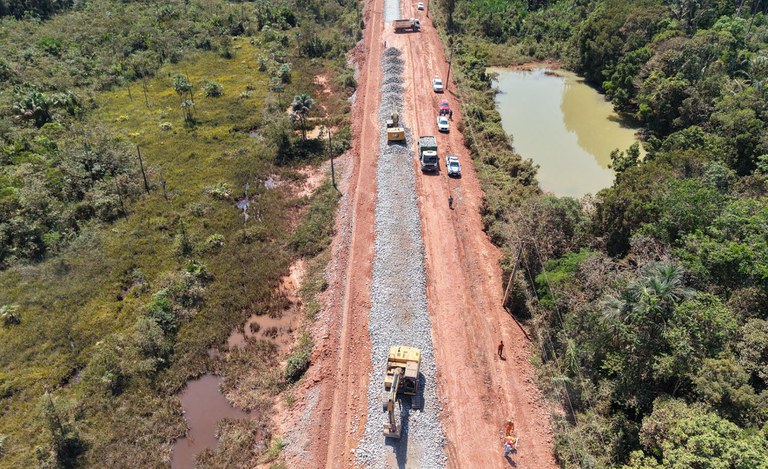 O Observatório do Clima ingressou com ação contra as obras na BR-319.