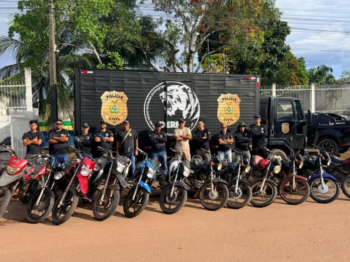 A PC-AM registrou a recuperação de veículos em operações na capital e interior.