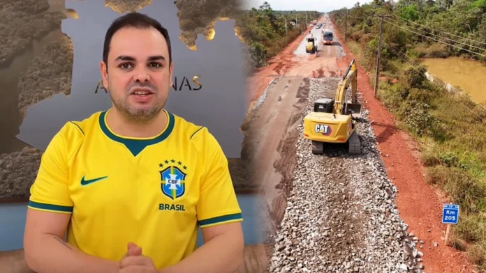 Roberto Cidade contesta ação judicial que tenta suspender a pavimentação da BR-319.