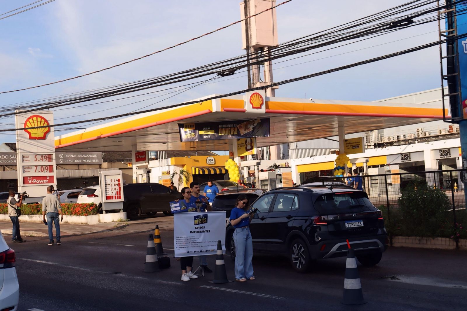 Confira os postos e lojas participantes do Dia Livre de Impostos em Manaus nesta quinta-feira e economize com gasolina a R$ 5,99