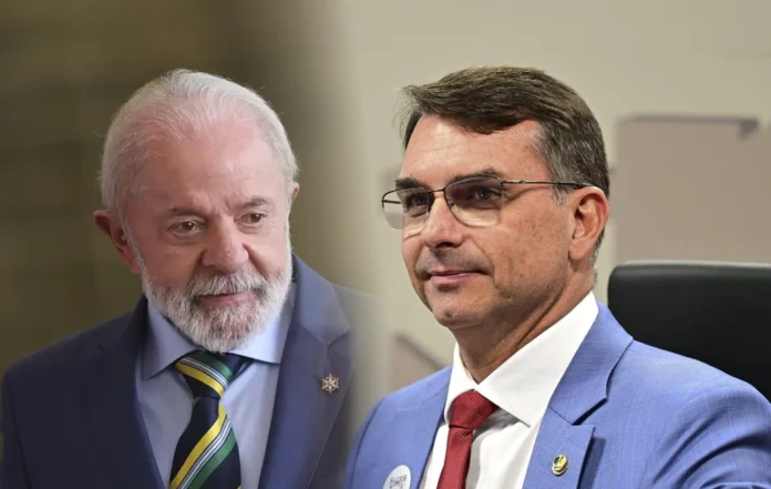 Pesquisa BTG/Nexus mostra Lula com 47% contra 43% de Flávio Bolsonaro em eventual segundo turno das eleições de 2026.