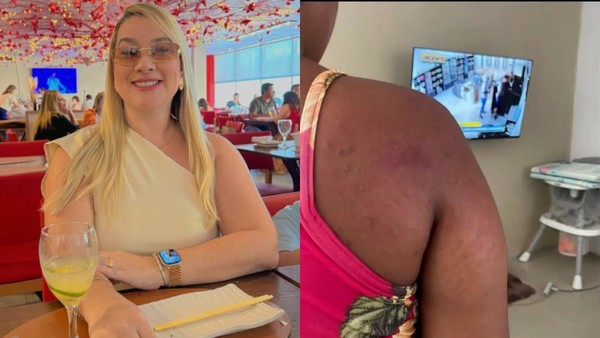 A empresária Carolina Sthela foi presa em Teresina suspeita de agredir doméstica grávida no Maranhão.