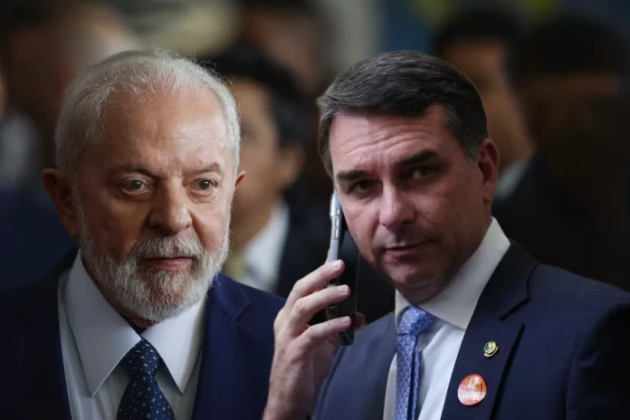 Lula amplia vantagem sobre Flávio Bolsonaro em pesquisa Atlas/Bloomberg após divulgação do caso envolvendo Daniel Vorcaro.