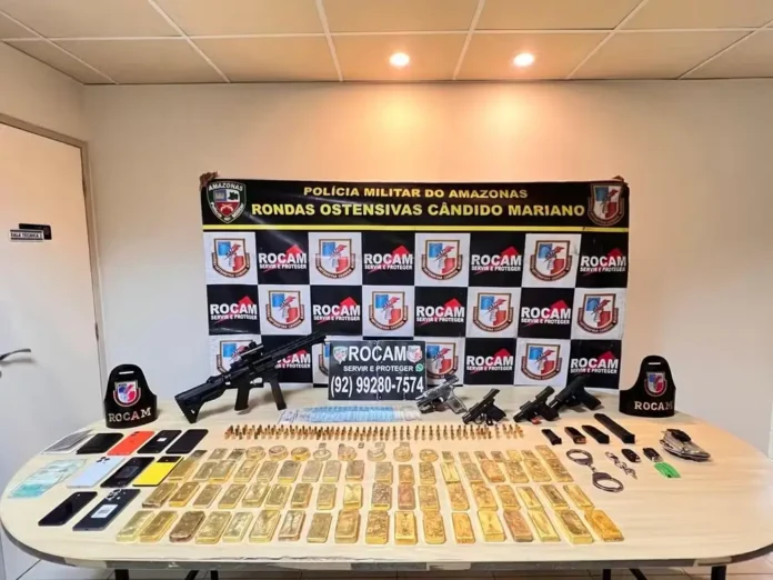 PF deflagra operação contra grupo suspeito de roubo de ouro no Amazonas.