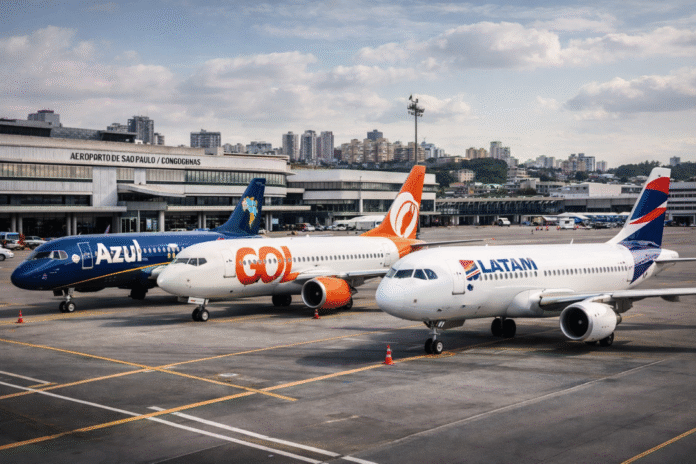 Voos na Amazônia serão ampliados por Azul, Gol e Latam para acesso a crédito do Fnac. Medida também beneficia o Nordeste.