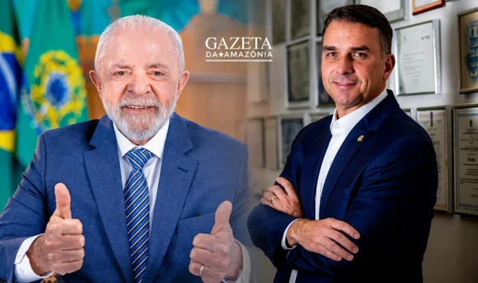 Nova pesquisa avalia a disputa pela Presidência entre Lula e Flávio Bolsonaro.