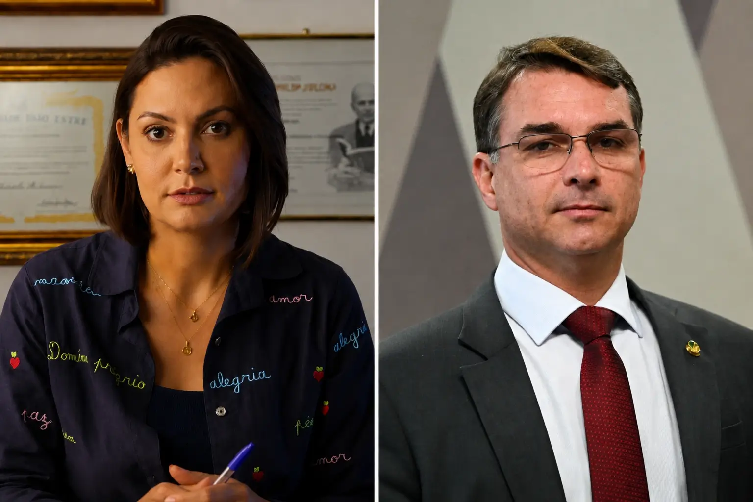 Michelle Bolsonaro deixa o PL Mulher após crise com Flávio Bolsonaro e afirma que vai se dedicar à família e aos cuidados com Jair Bolsonaro.