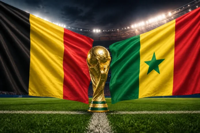 Bélgica x Senegal acontece pela Copa 2026. Confira horário, onde assistir ao vivo e prováveis escalações do duelo pelas 16 avos.