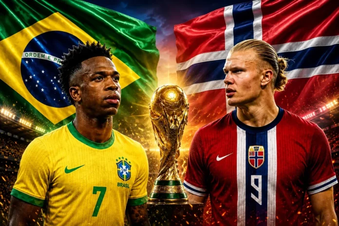 Brasil x Noruega: veja onde assistir ao vivo, horário, prováveis escalações, arbitragem e detalhes das oitavas da Copa do Mundo 2026.