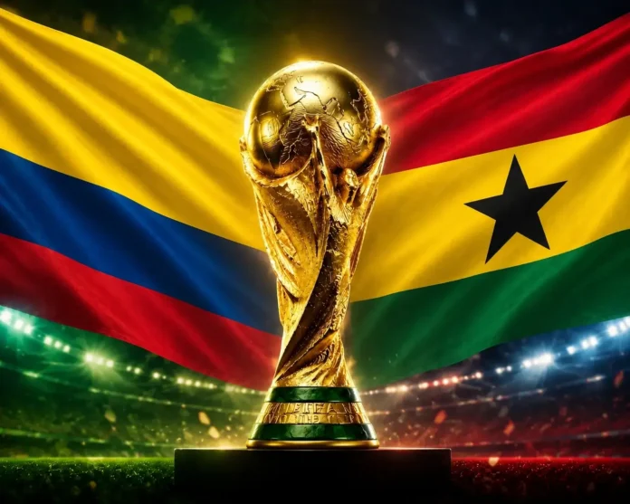 Colômbia x Gana: veja onde assistir ao vivo, horário, escalações, arbitragem e tudo sobre o duelo da segunda fase da Copa do Mundo 2026.