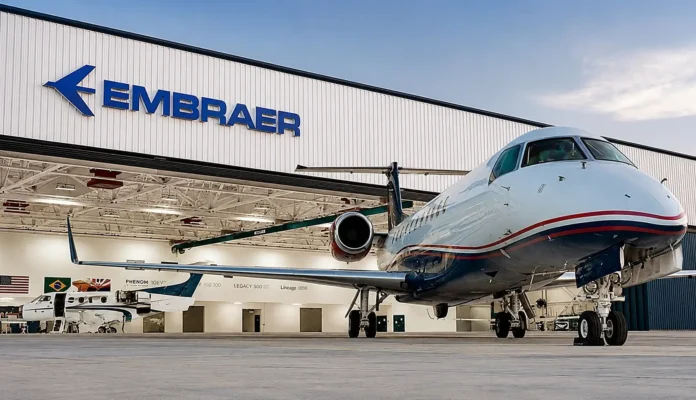 Le Monde chama a Embraer de pérola brasileira e destaca crescimento, inovação e sucesso da fabricante no mercado mundial.