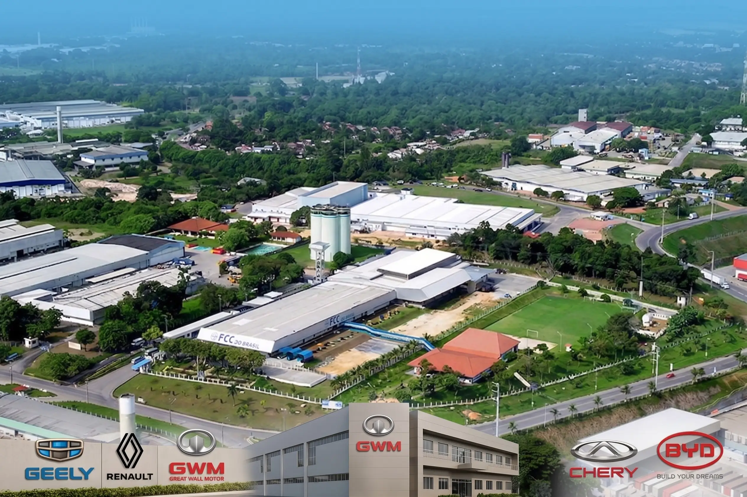 Empresas chinesas como, Geely, Geely & Renault, GWM, Chery e BYD visitam a Suframa para avaliar investimentos na Zona Franca de Manaus.
