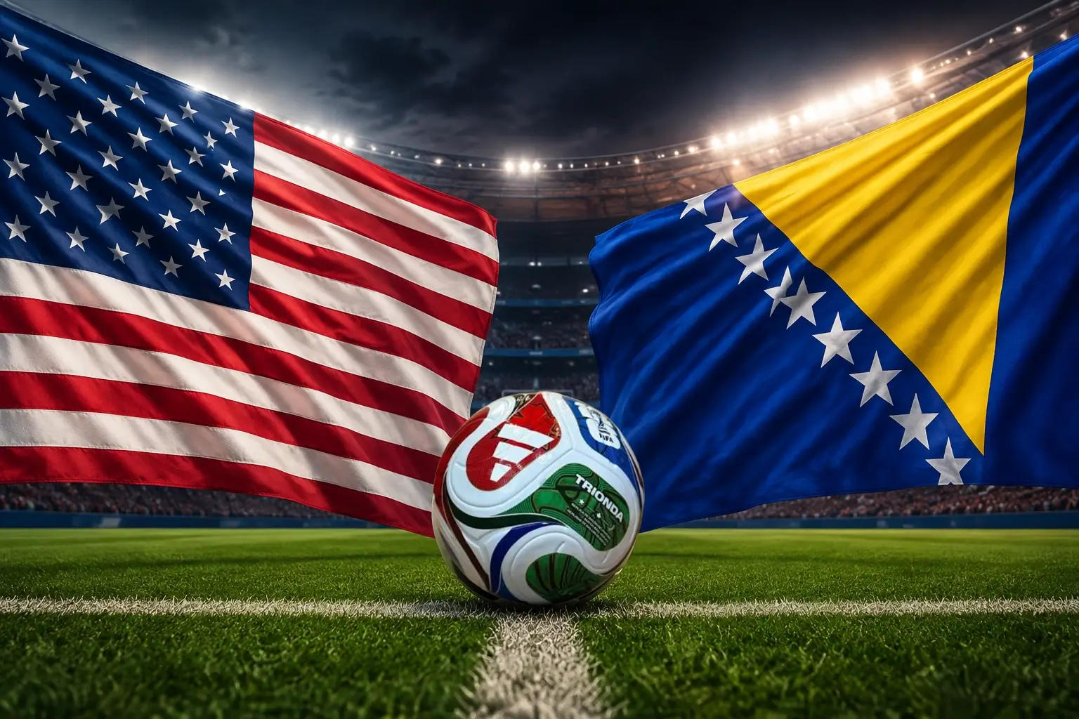 Estados Unidos x Bósnia pela Copa de 2026: veja horário, onde assistir ao vivo, prováveis escalações e detalhes do jogo.