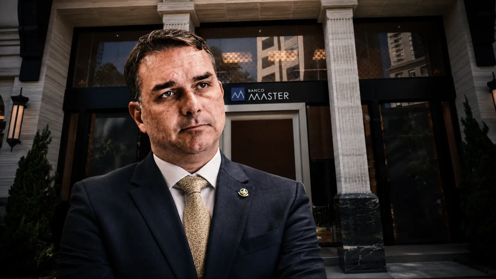 Notas de Flávio Bolsonaro somaram R$ 1,5 milhão para empresas conectadas à estrutura de Daniel Vorcaro. Duas foram canceladas.